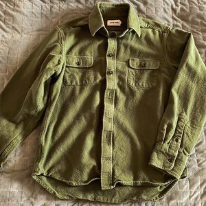 Taylor Stitch Yosemite shirt - Forrest Green - 38